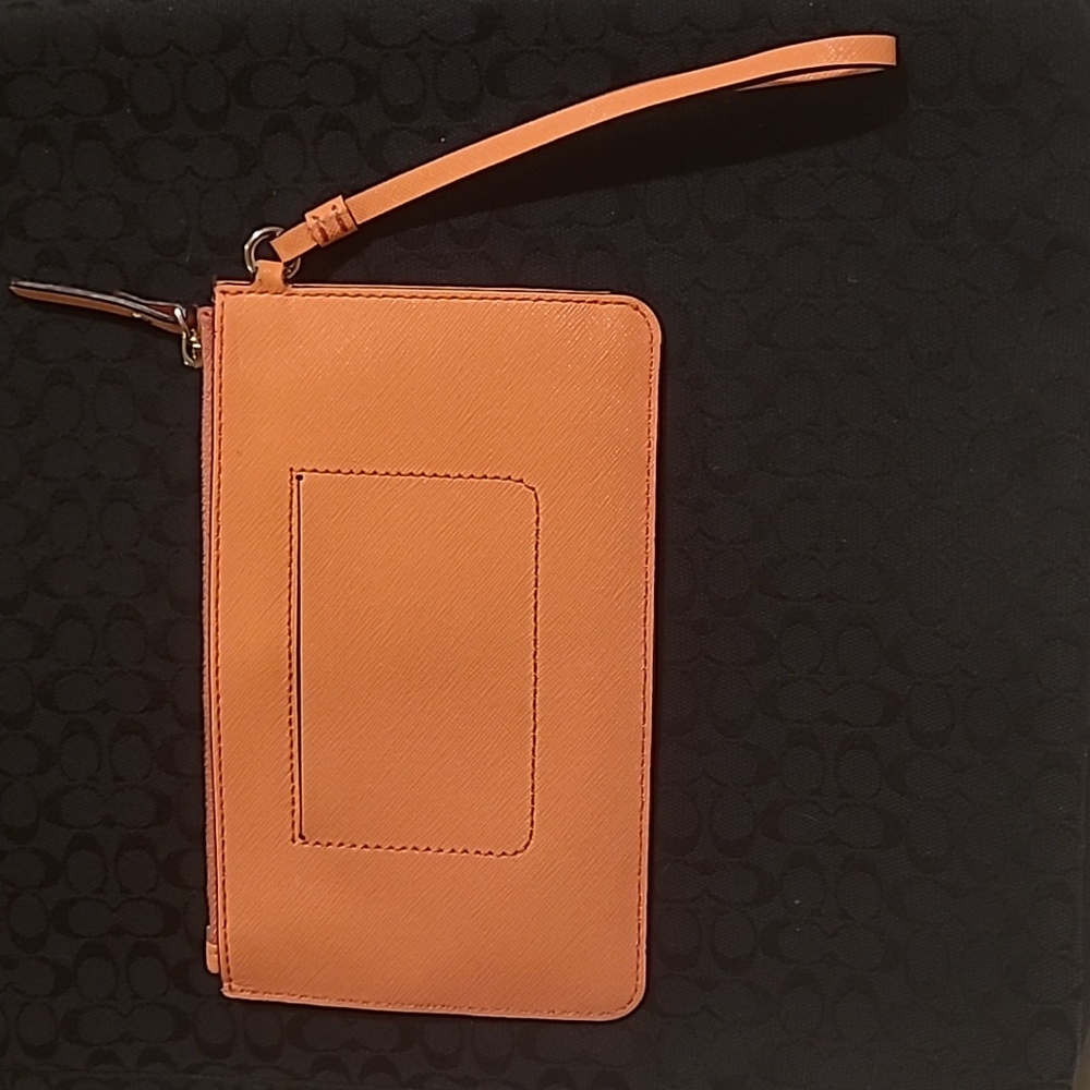 Kate Spade Vibrant Orange Clutch - Picture 2 of 3